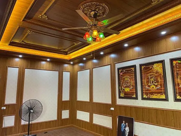 Thiết kế nhà ốp nhựa PVC đẹp, mang lại không gian mới lạ