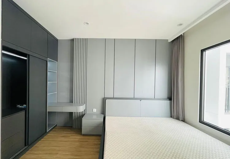 Thiết kế phòng ngủ ấn tượng với ốp Nano
