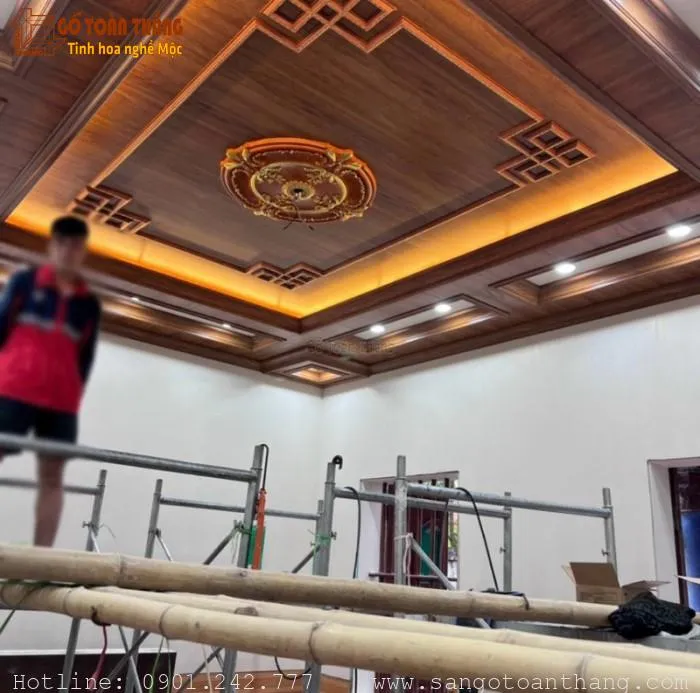 Thiết kế trần nhựa Nano cho không gian Spa