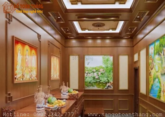 Thiết kế trần nhựa Nano cho nhà phố