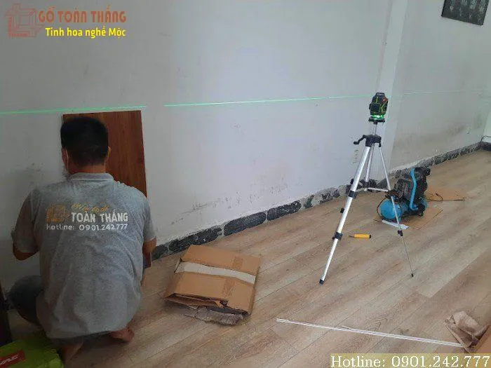 Thợ Toàn Thắng có kinh nghiệm thi công lâu năm