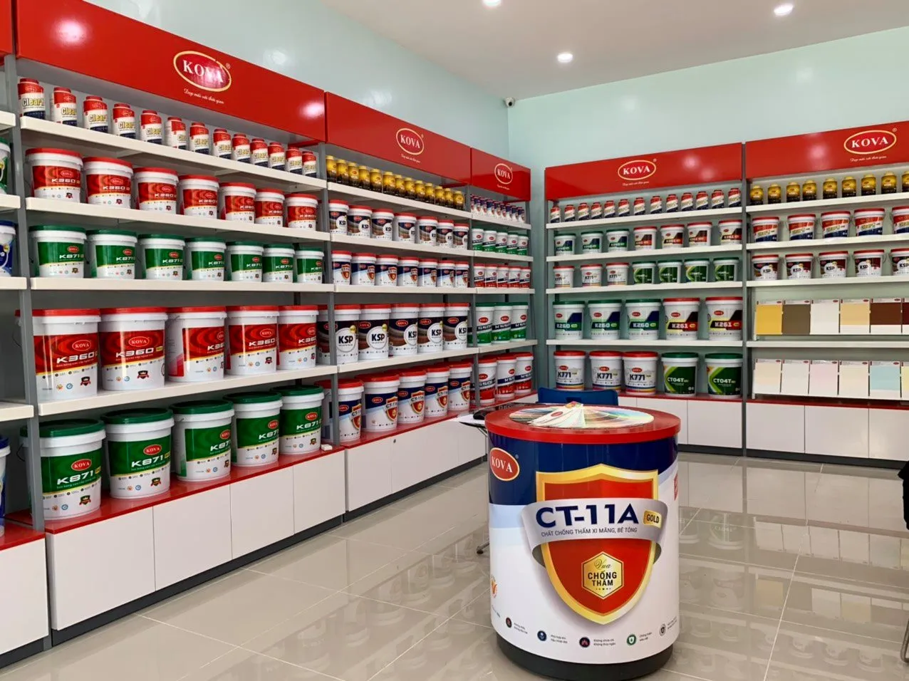 Thùng chống thấm Kova CT 11A Gold loại 20kg chuyên dụng cho công trình lớn