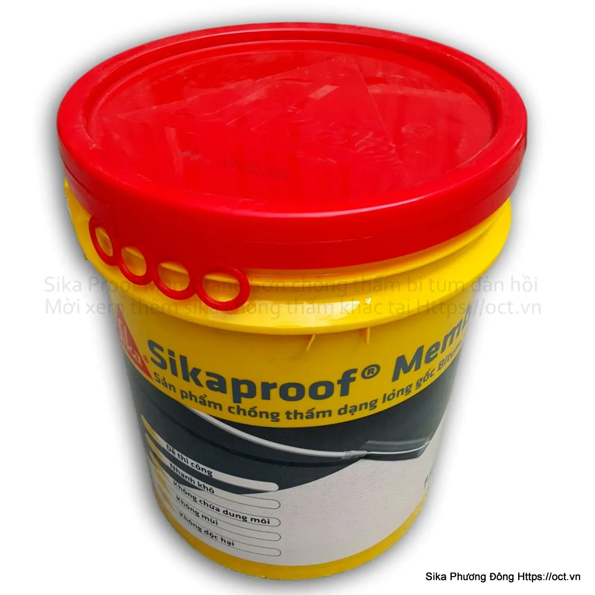 Thùng Sikaproof Membrane 18Kg, màng chống thấm bitum đàn hồi cao