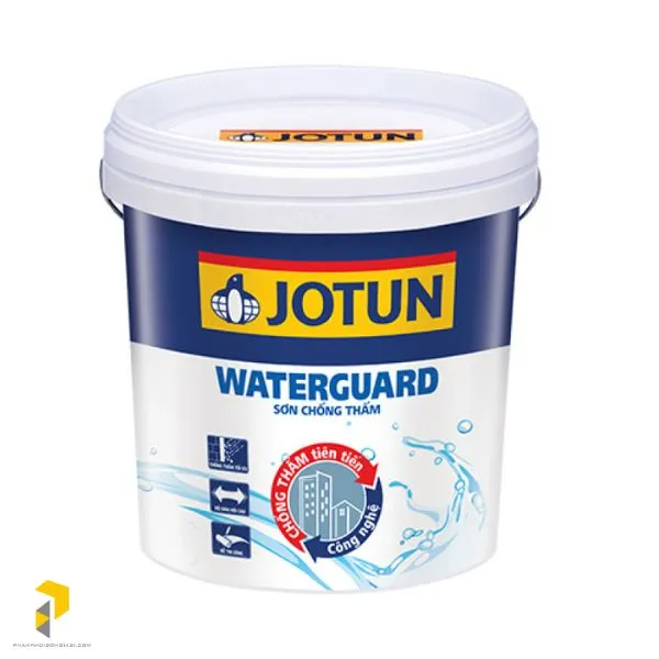 Thùng sơn chống thấm màu Jotun WaterGuard với công nghệ biến tính nhựa acrylic