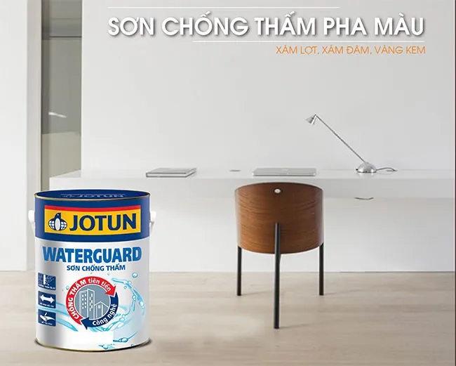 Thùng sơn chống thấm nền nhà Jotun WaterGuard gốc Acrylic biến tính