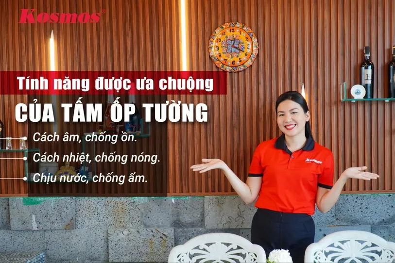 Tính năng được ưa chuộng của tấm ốp tường