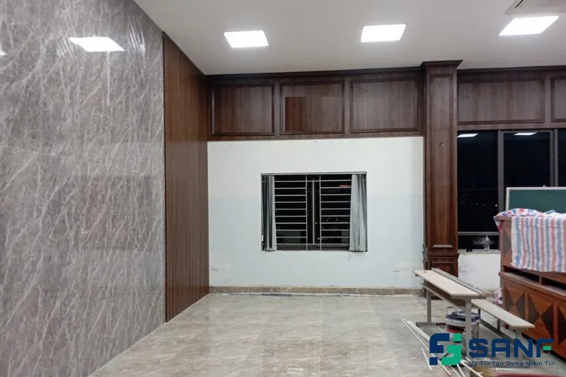 Tổng hợp các dự án thi công nhựa vân gỗ ốp tường thành công
