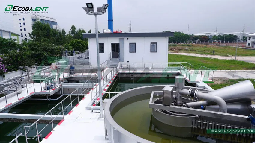 Trạm xử lý nước thải nhà máy giết mổ heo C.P Phú Nghĩa do Ecoba ENT thực hiện