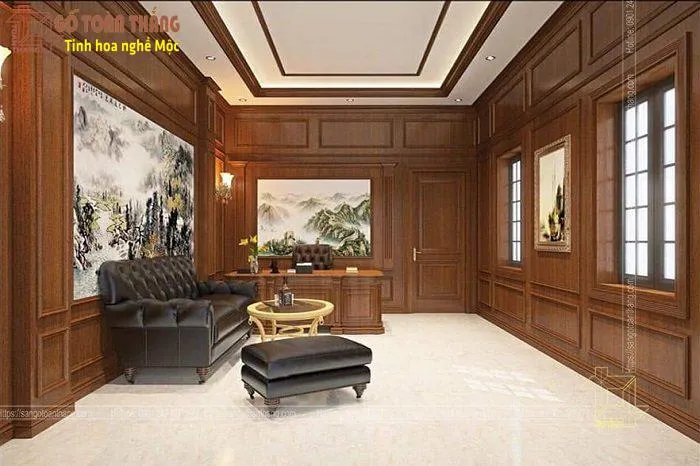 Trần nhựa chịu nước giả gỗ Picomat cho không gian hiện đại