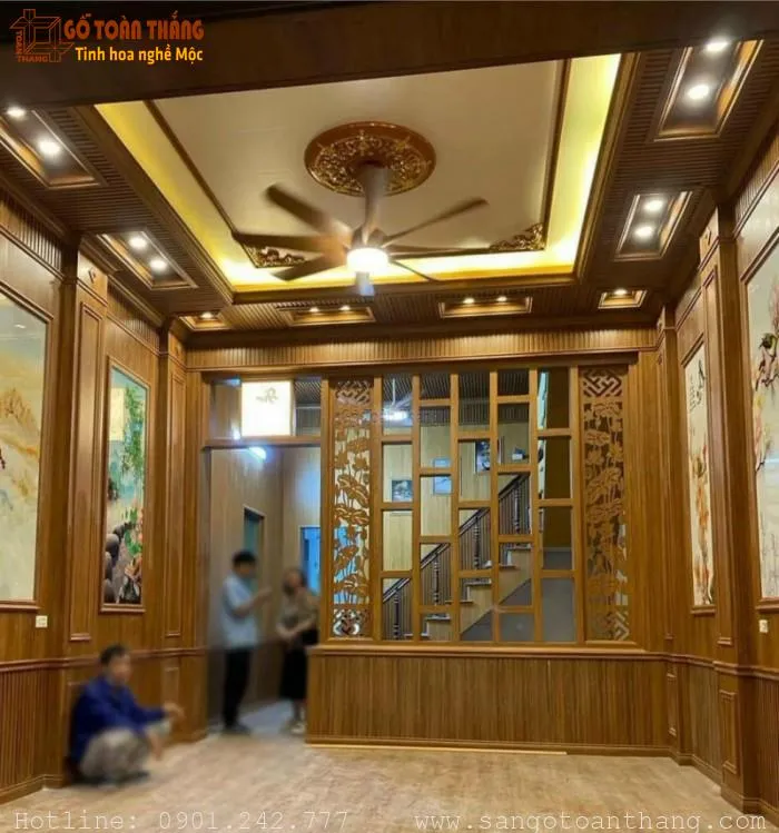 Trần nhựa Nano cho phòng giải trí gia đình