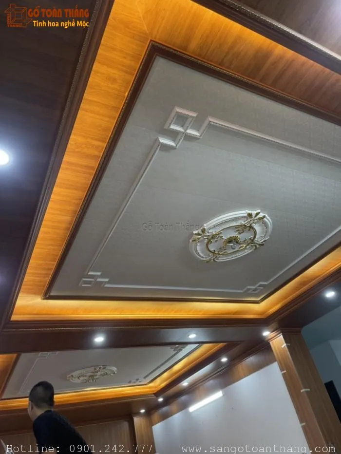 Trần nhựa Nano vân đá cho không gian phòng tắm