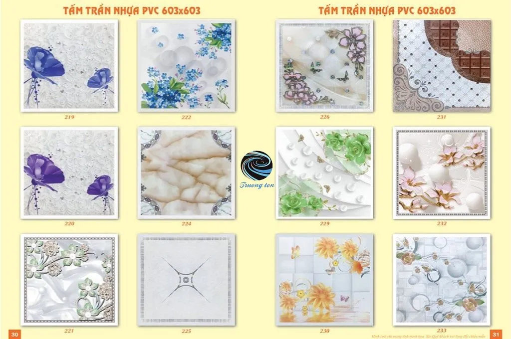 Trần nhựa thả 60x60