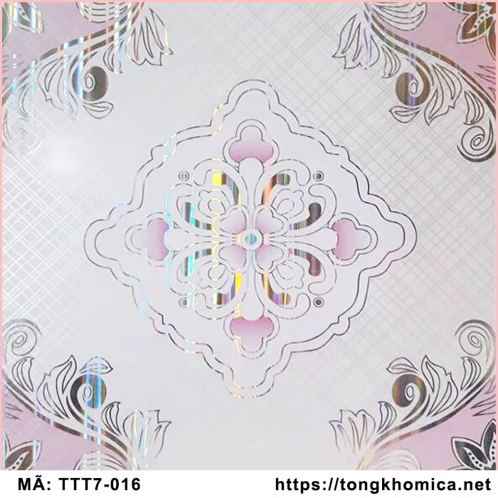 Trần tấm nhựa PVC mã 016