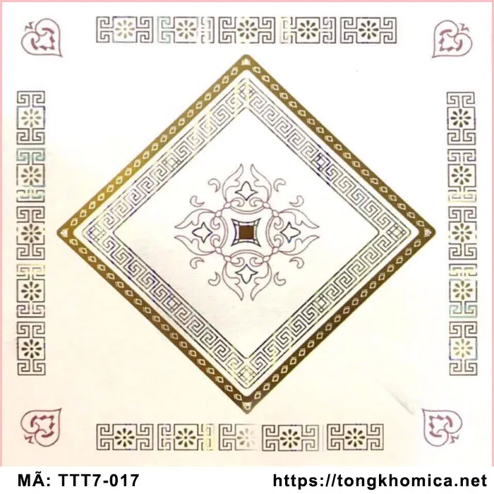 Trần tấm nhựa PVC mã 017