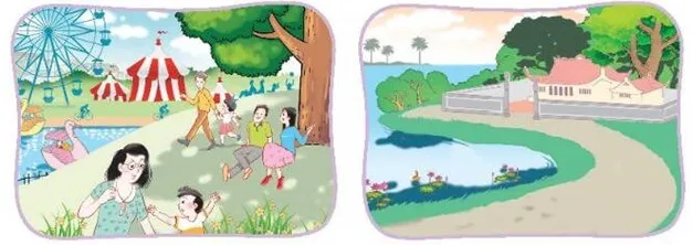 Trẻ em cùng nhau chăm sóc cảnh quan môi trường tại địa phương