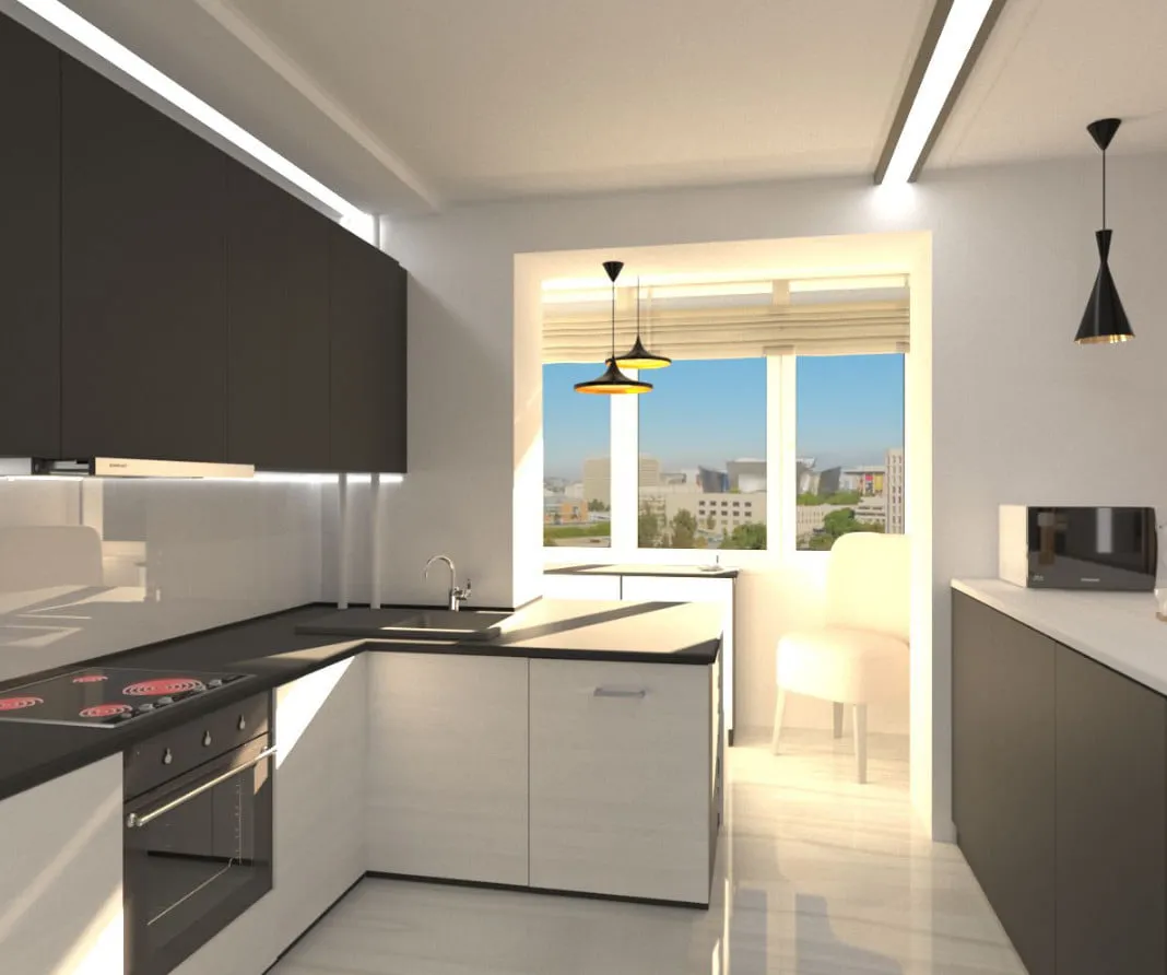 Tủ bếp hiện đại làm từ tấm nhựa 18mm PVC Foam, kháng nước và dễ vệ sinh