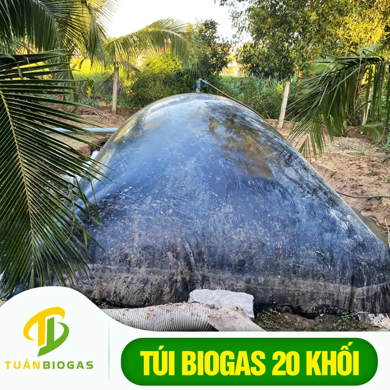 Túi biogas 20 khối hiệu quả cao