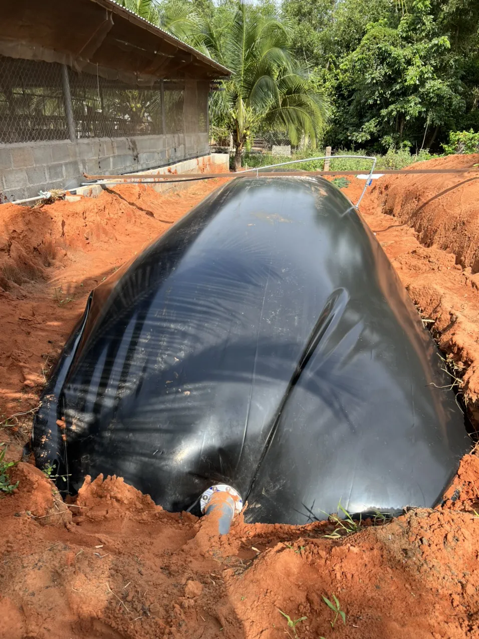Túi biogas lắp đặt cho hộ gia đình