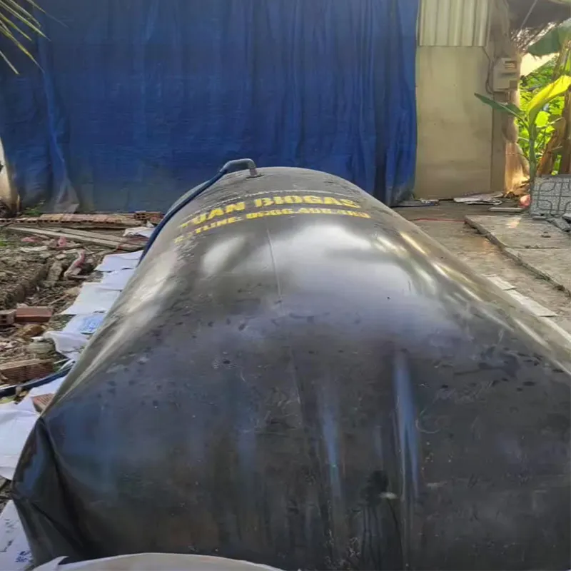 Túi biogas với vật tư lắp đặt đi kèm