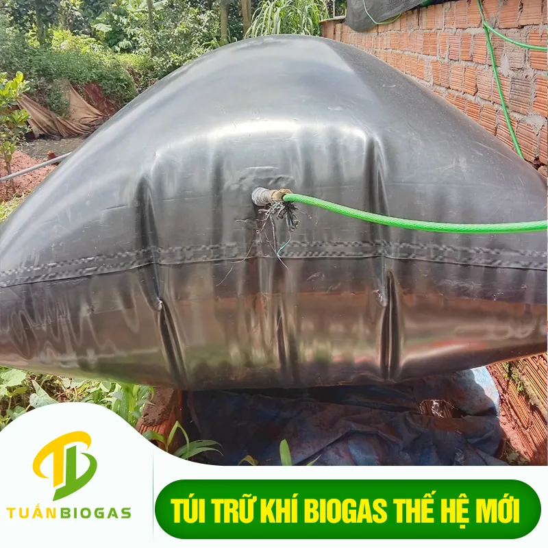 Túi trữ khí biogas thế hệ mới tích hợp với hệ thống
