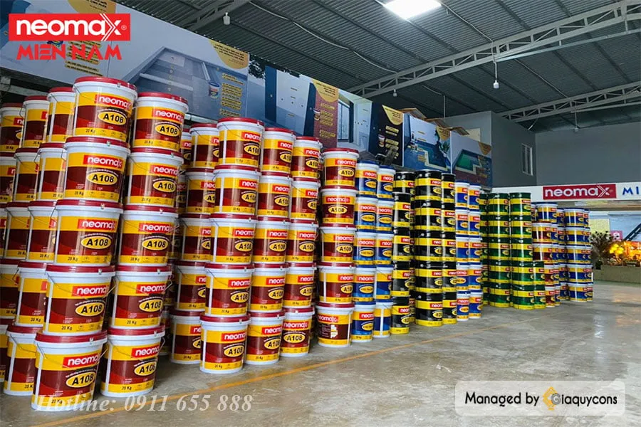 Tường nhà chung cư sau khi được chống thấm