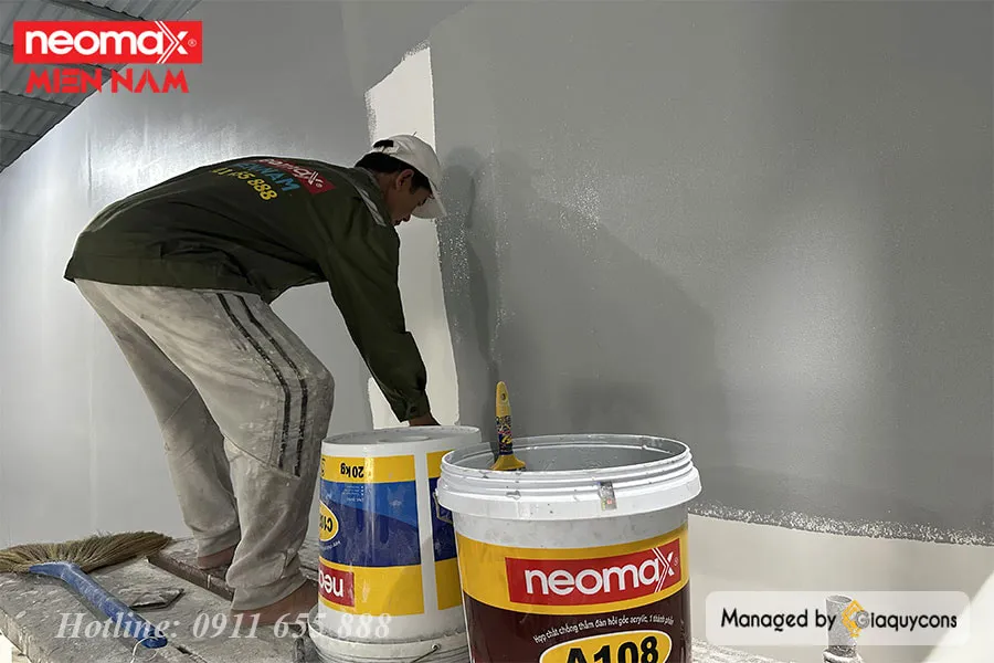 Tường nhà được chống thấm