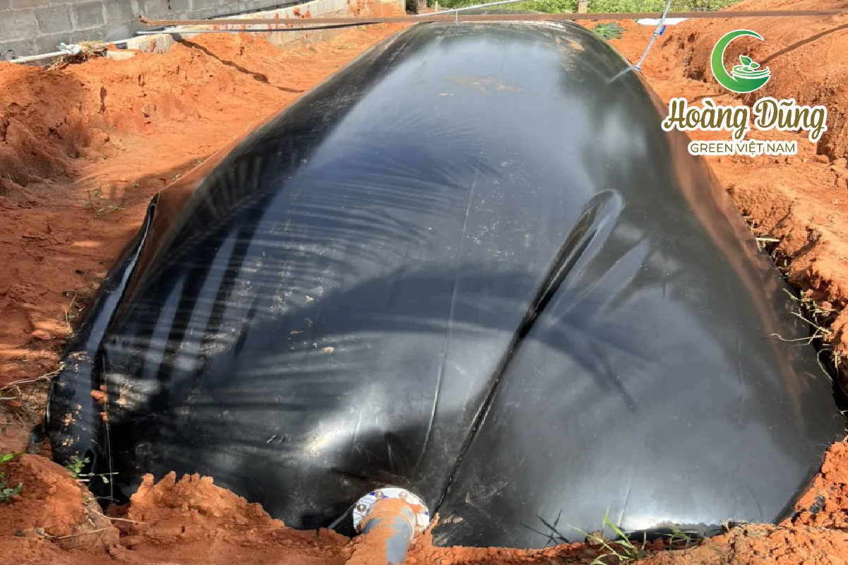 Ứng dụng của bạt HDPE trong hầm biogas