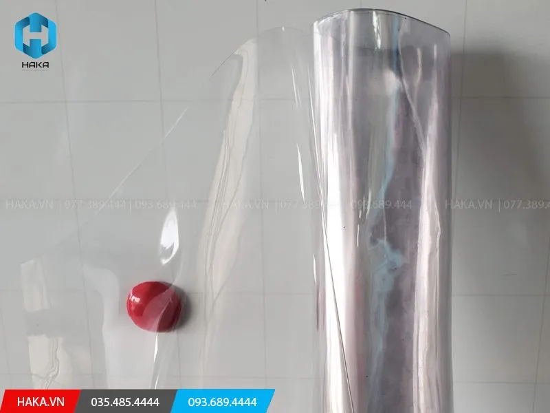 ứng dụng của cuộn màng nhựa PVC dẻo trong, khổ lớn