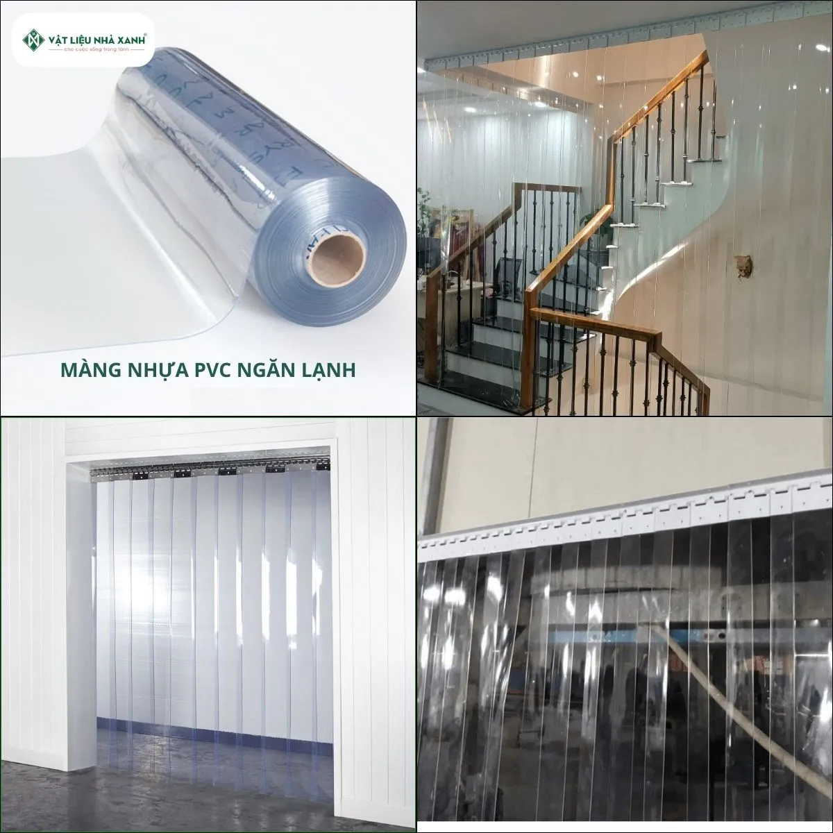 Ứng dụng của tấm nhựa PVC ngăn lạnh