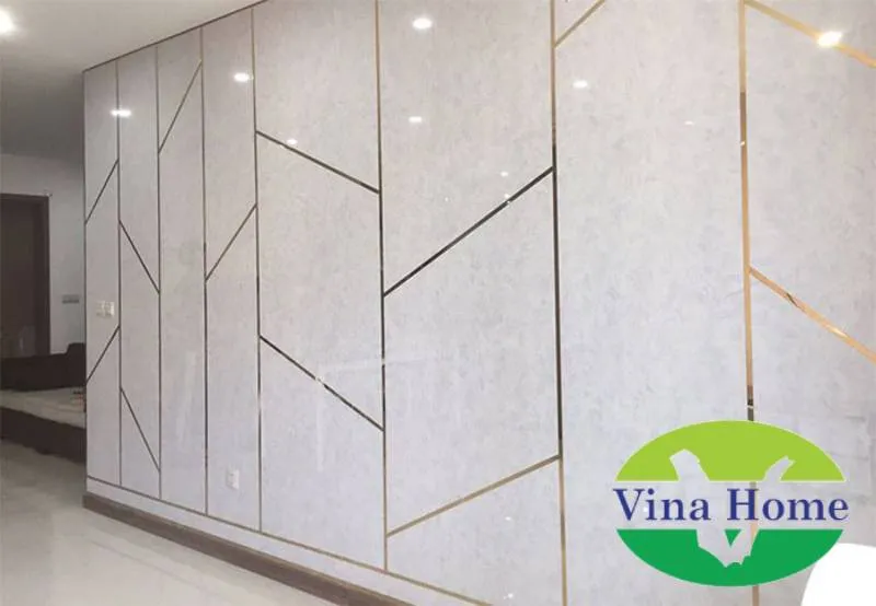 Ứng dụng đa dạng của tấm ốp tường PVC vân đá đen trong nhà ở và công trình