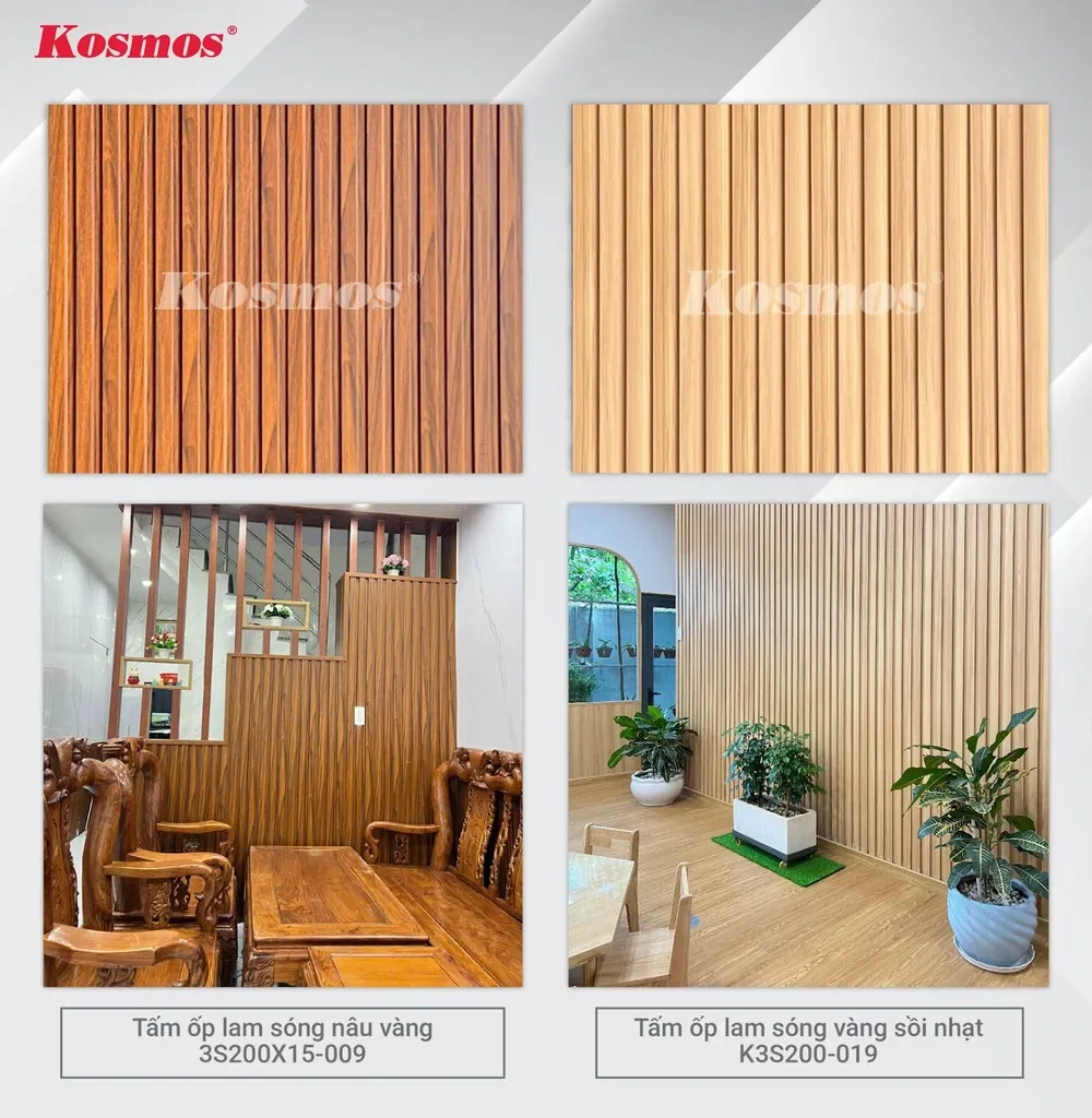 Ứng dụng tấm ốp lam sóng lát tường mang lại hiệu quả chống thấm vượt trội