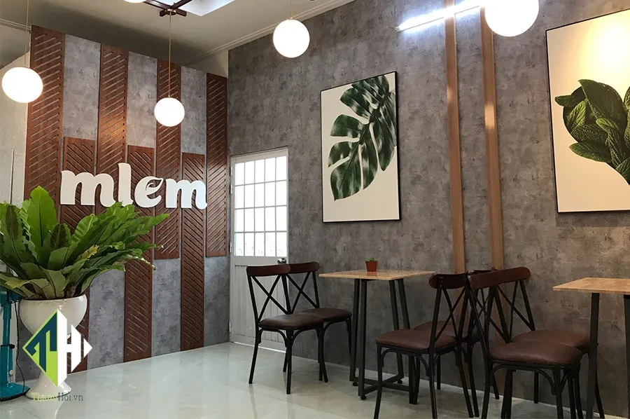 Ứng dụng tấm Pima giả đá trong trang trí quầy lễ tân và sảnh