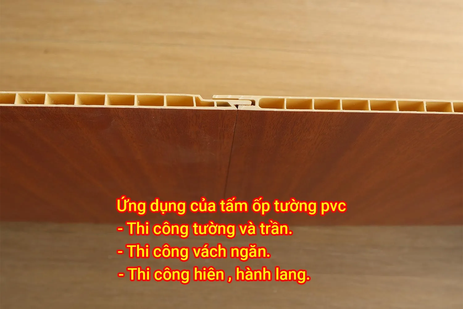 Ứng dụng thực tế của tấm ốp tường nhựa TAKADECOR