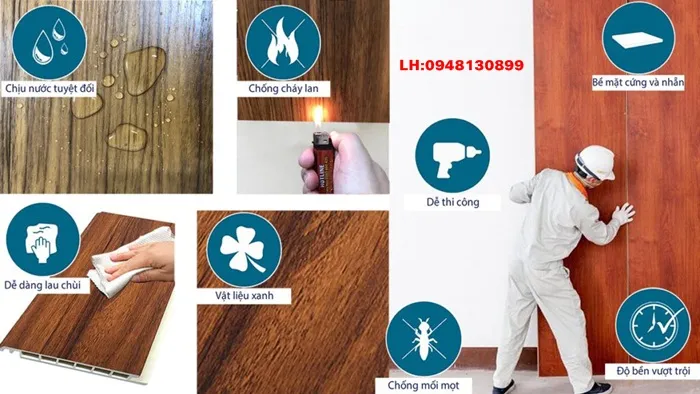Ưu điểm Của Tấm Nhựa ốp Tường Nano