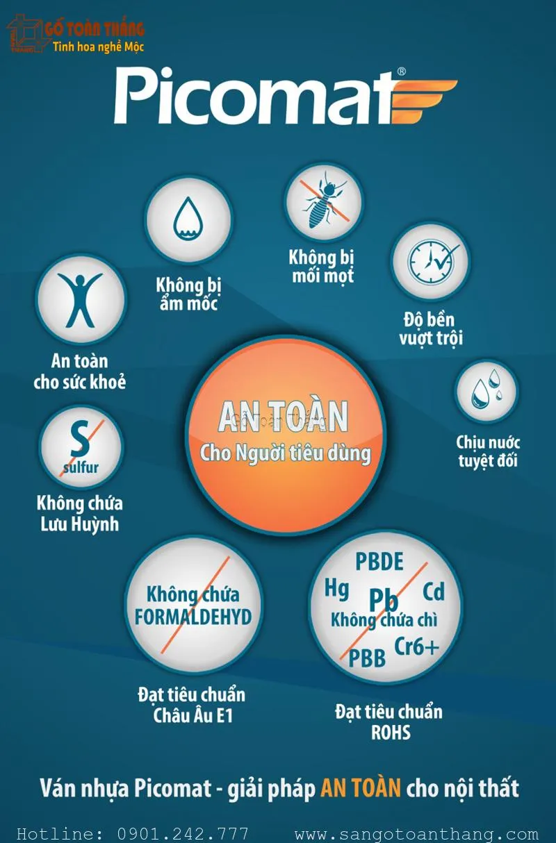 Ưu điểm vượt trội của tấm ván nhựa chịu nước trong nội thất