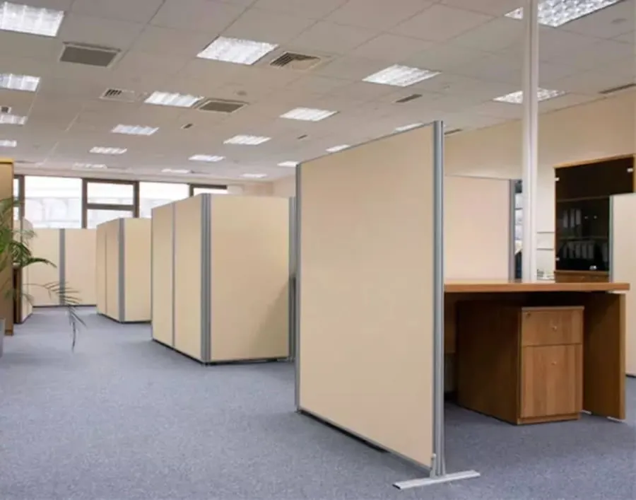 Vách ngăn nhựa PVC dạng xếp gọn tiện lợi cho không gian linh hoạt