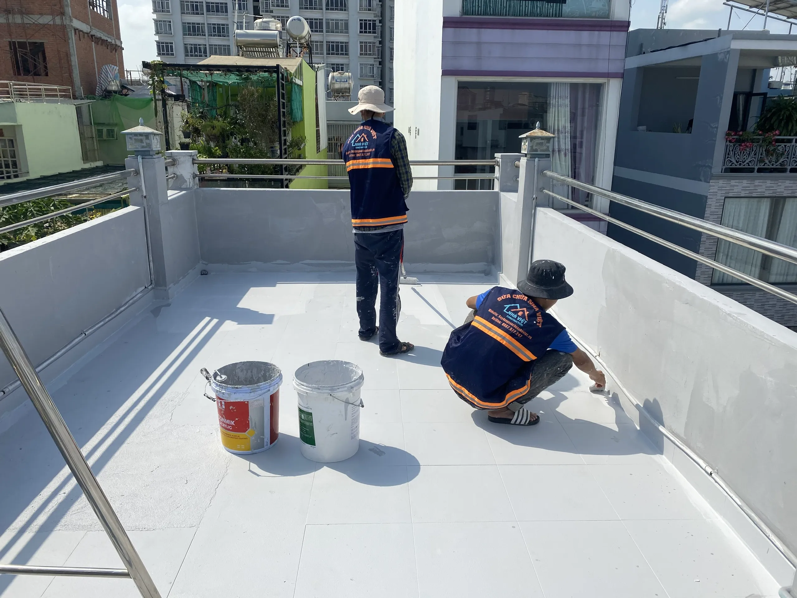 vật liệu chống thấm sân thượng
