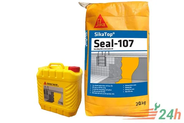Vật liệu chống thấm SikaTop Seal-107 dạng polymer xi măng