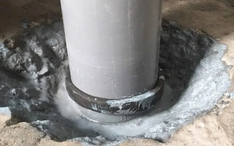 Vật liệu chuyên dụng để chống thấm bền vững cho cổ ống thoát sàn