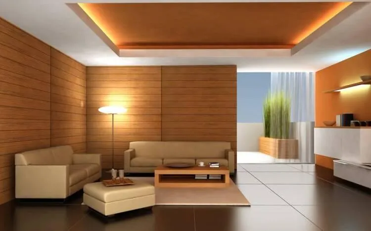 Vật liệu ốp tường thay sơn từ gỗ sang trọng, ấm cúng