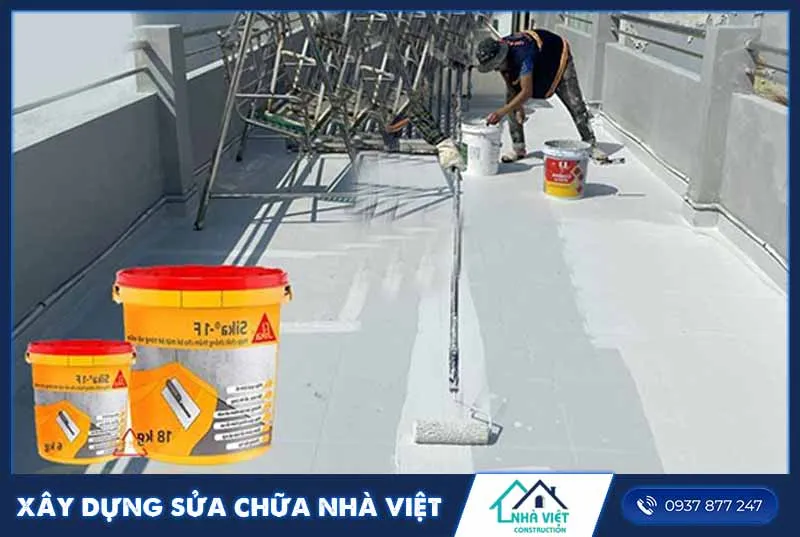 Vật liệu Sika chuyên dụng để chống thấm sàn bê tông