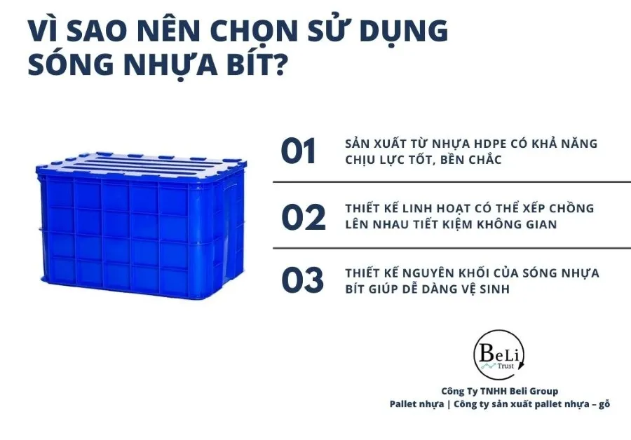 Vì sao nên chọn sử dụng sóng nhựa đặc giá rẻ của Beli Group