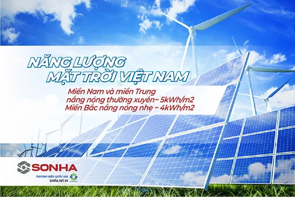 Việt Nam có tiềm năng lớn khi năng lượng mặt trời được coi là nguồn phát triển