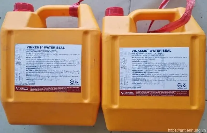 Vinkems Simon Water Seal - hợp chất chống thấm không màu, giữ nguyên vẻ đẹp tự nhiên công trình Địa kỹ thuật Môi trường