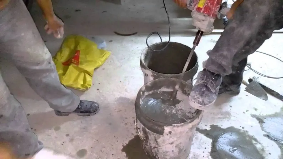 Vữa Sika Grout không co ngót với khả năng chảy lỏng tuyệt vời