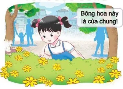 Vườn hoa được chăm sóc sạch đẹp, thể hiện ý thức bảo vệ môi trường