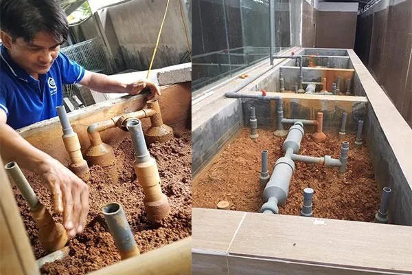 Xử lý váng bể cá bằng Công nghệ met.
